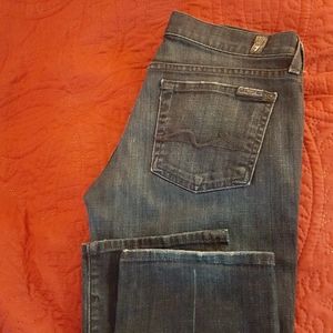 7 for All Mankind straight leg jeans